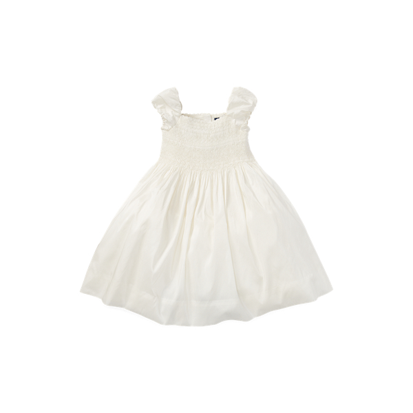 Robe en soie smockée Girls 1.5-6.5 Years en 1