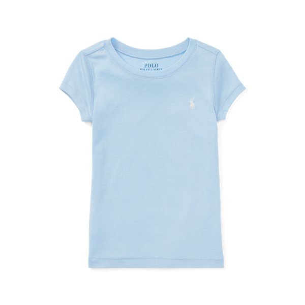 Camiseta en mezcla de algod&oacute;n de cuello redondo Girls 1.5-6.5 Years en 1