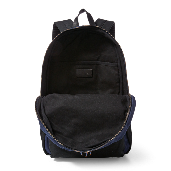 Navy/Black Canvas Big Pony Backpack Polo Ralph Lauren 4