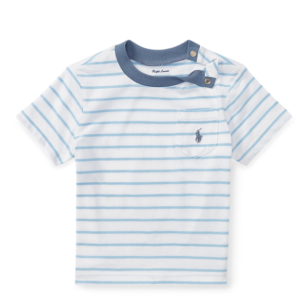 Maglietta in cotone a righe Baby Boy in 1