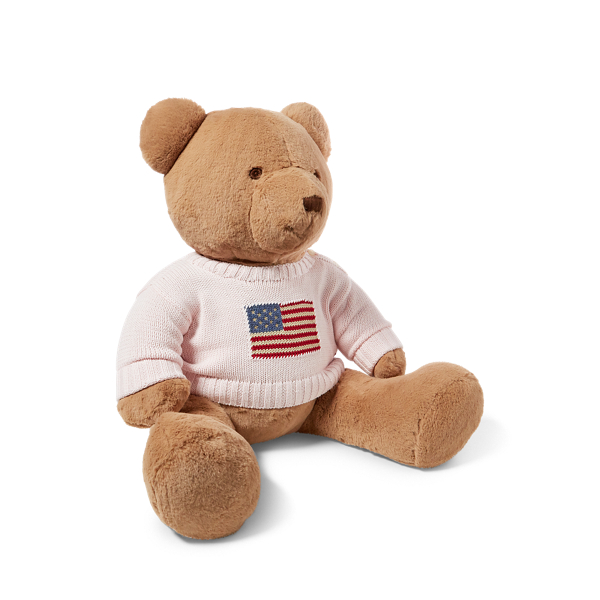 Large Flag-Sweater Polo Bear