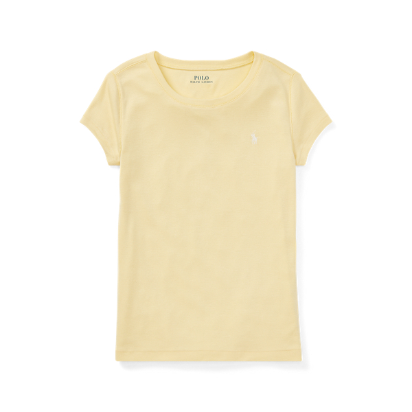 Cotton-Blend Crewneck T-Shirt Girls 7-14 Years 1