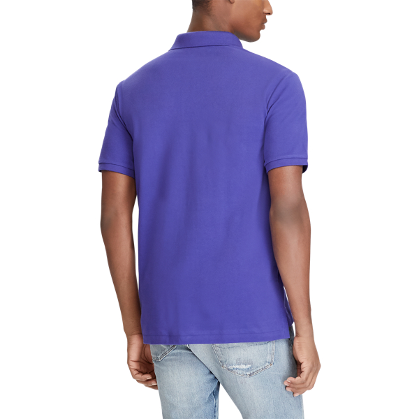 Very Purple/Sp18 Custom Slim Fit Mesh Polo Polo Ralph Lauren 4