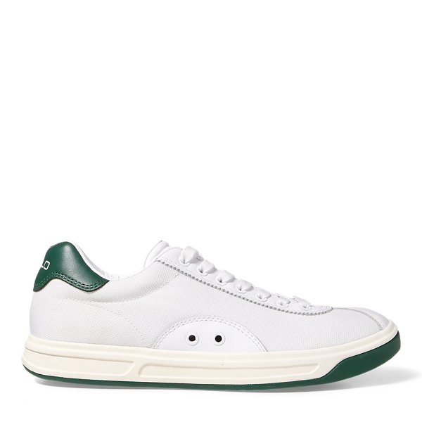 Ralph lauren court 100 leather sneaker sales