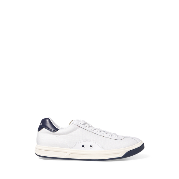 Ralph lauren court 100 leather sneaker sales