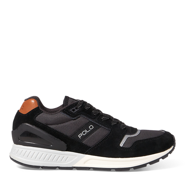 Train 100 Suede-Mesh Sneaker Polo Ralph Lauren 1