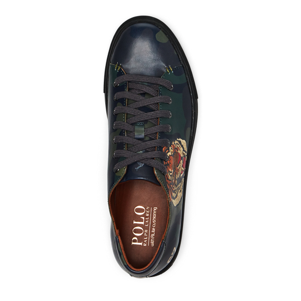 Jermain Tiger Calfskin Sneaker