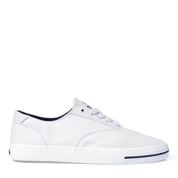 White/Aviator Navy CP-93 Canvas Low-Top Sneaker Polo Ralph Lauren 1