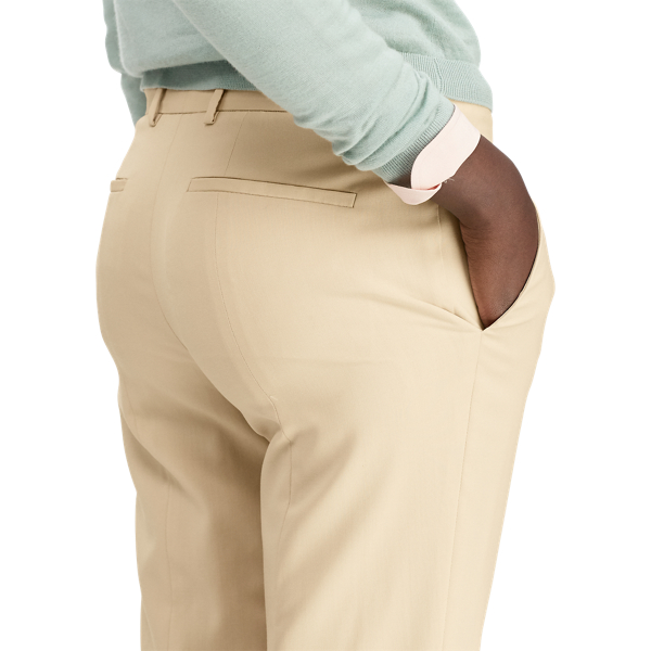 Light Tan Thompson Wool Skinny Pant Ralph Lauren Collection 4