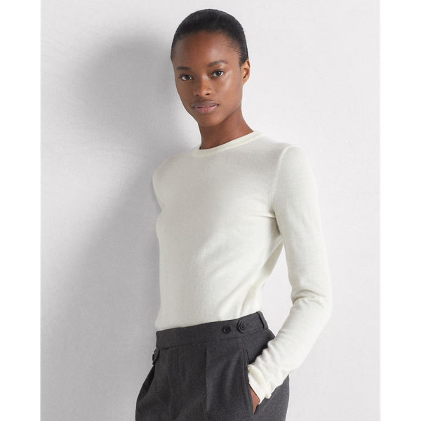 Vanilla Cashmere Turtleneck Sweater Ralph Lauren Collection 1