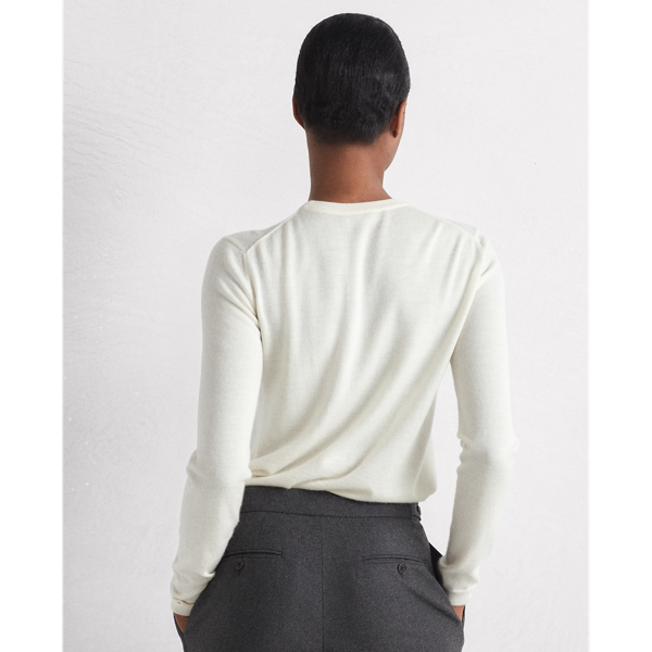 Rollkragenpullover aus Kaschmir Ralph Lauren Collection in Vanilla 5