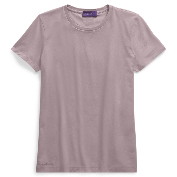 Lilac Cotton Short-Sleeve T-Shirt Ralph Lauren Collection 1