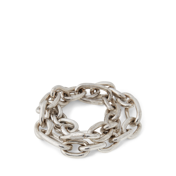 Bracciale a maglie placcato argento