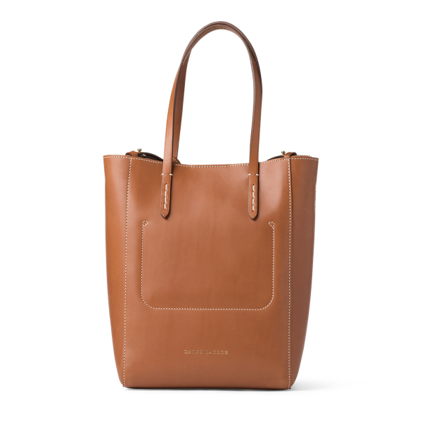 Gold Calfskin Mini Modern Tote Ralph Lauren Collection 3