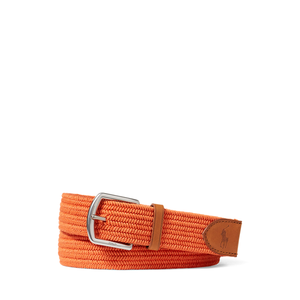 Polo ralph lauren braided leather belt best sale