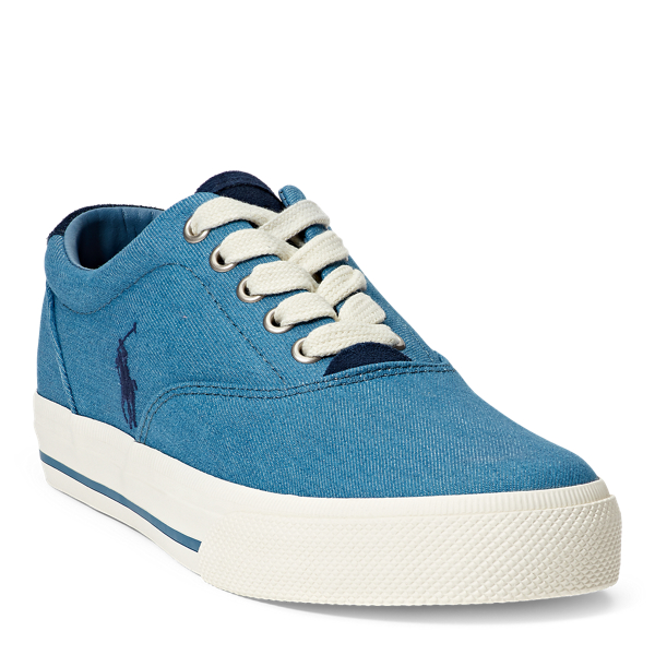 Vaughn Denim Low-Top Trainer Polo Ralph Lauren 1