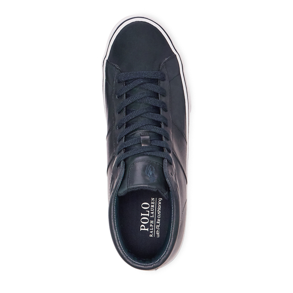 Bright Navy Shaw Calfskin High-Top Sneaker Polo Ralph Lauren 4