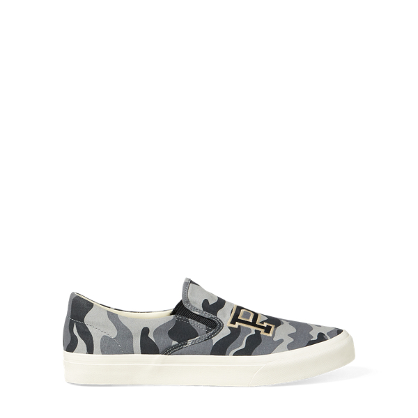 Thompson Patchwork Sneaker Polo Ralph Lauren en Black Camo 2