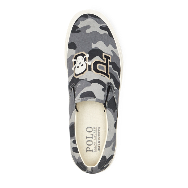 Thompson Patchwork Sneaker Polo Ralph Lauren en Black Camo 3