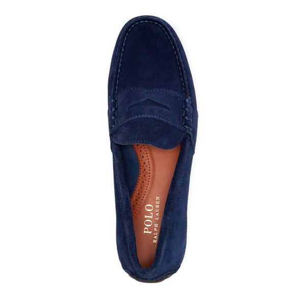 Mocassins de conduite Reynold daim Polo Ralph Lauren en Bleu marine aviateur 3