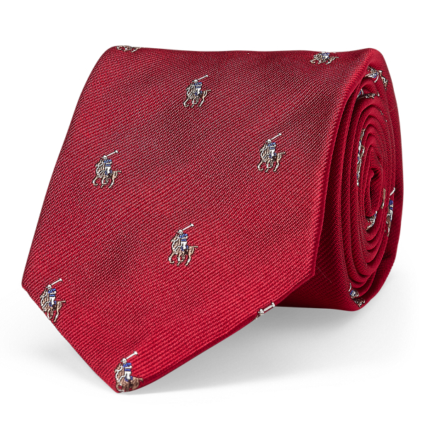 Silk Repp Narrow Tie Polo Ralph Lauren 1