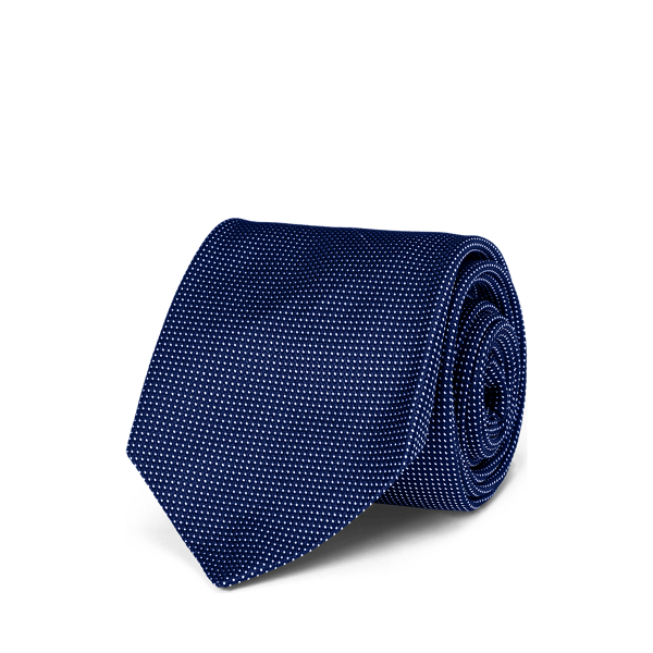 Pin Dot Silk Narrow Tie