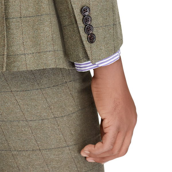 Sage And Olive Polo Windowpane Suit Jacket Polo Ralph Lauren 5