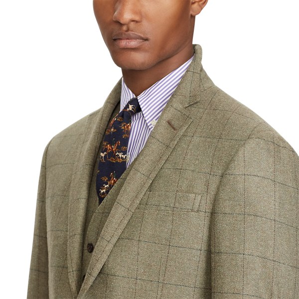 Sage And Olive Polo Windowpane Suit Jacket Polo Ralph Lauren 6