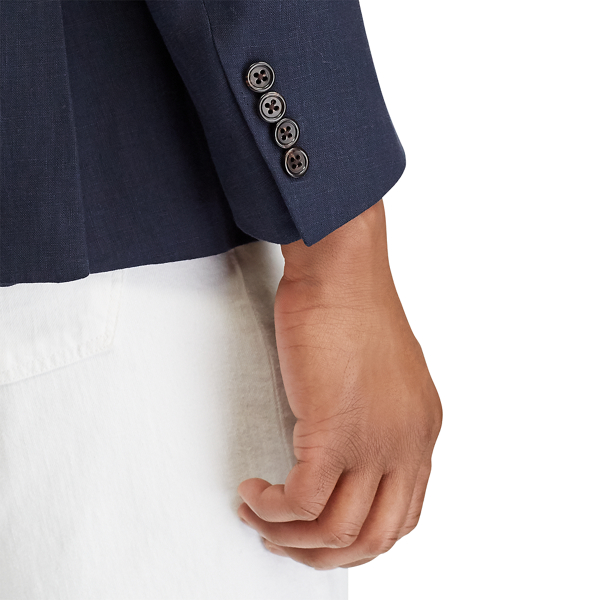 Navy Polo Worsted Linen Suit Jacket Polo Ralph Lauren 6
