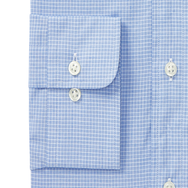 Camicia elegante Classic-Fit Polo Ralph Lauren in Blu pietra/Bianco 2