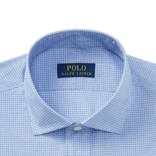 Camicia elegante Classic-Fit Polo Ralph Lauren in Blu pietra/Bianco 3
