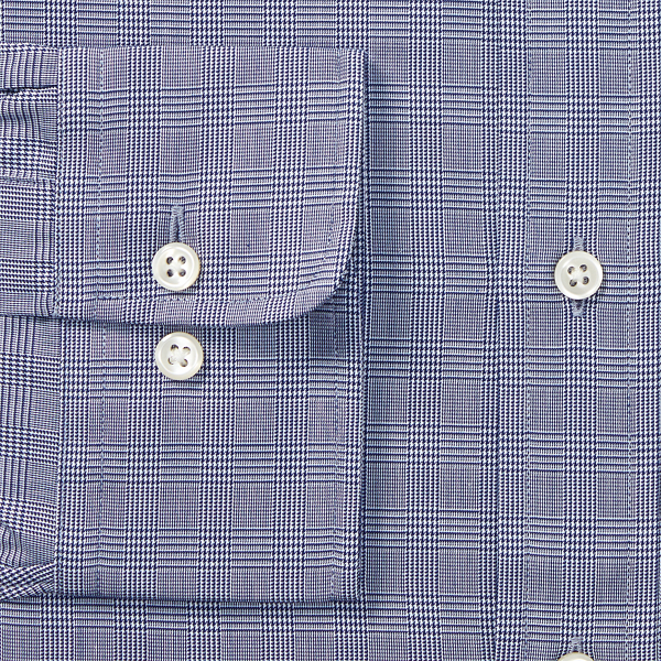 Navy/White Classic Fit Glen Plaid Shirt Polo Ralph Lauren 2