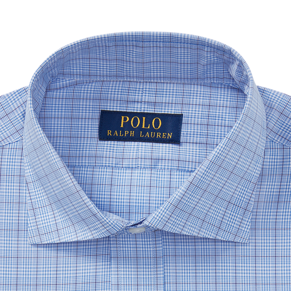 Camisa de vestir de algod&oacute;n Classic Fit Polo Ralph Lauren en 2263 Blue/Navy Multi 3