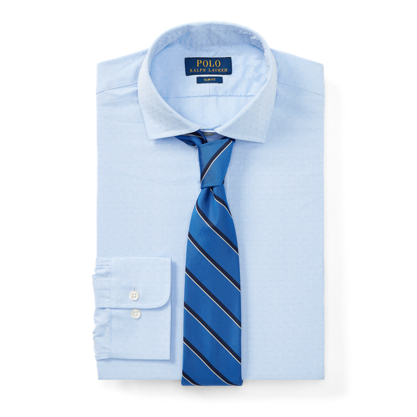 Chemise cintr&eacute;e en jacquard Polo Ralph Lauren en 1