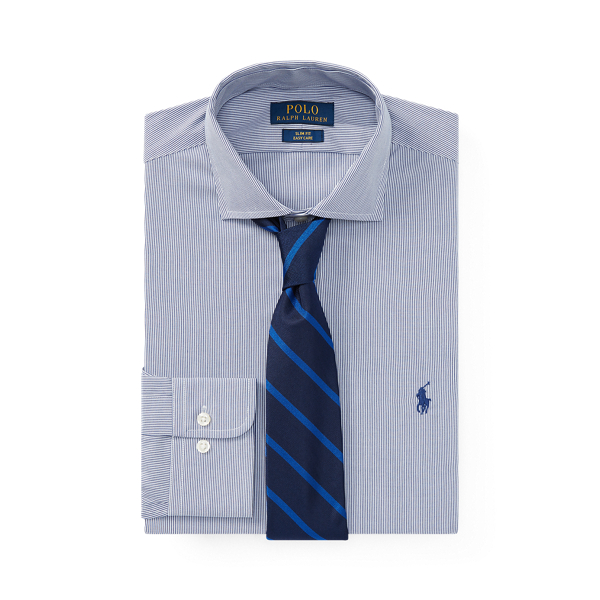 Slim Fit Striped Poplin Shirt Polo Ralph Lauren in 1