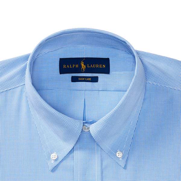 Blue/White Classic Fit Gingham Shirt Polo Ralph Lauren 3