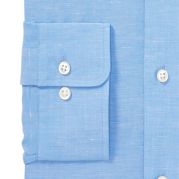 Classic Fit Dress Shirt Polo Ralph Lauren in 2260 Cascade Blue/White 2