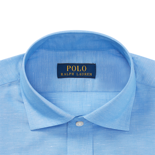 Classic Fit Dress Shirt Polo Ralph Lauren in 2260 Cascade Blue/White 3
