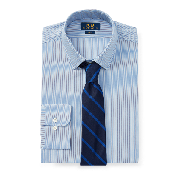 Chemise Oxford&nbsp;cintr&eacute;e &agrave;&nbsp;rayures Polo Ralph Lauren en 1