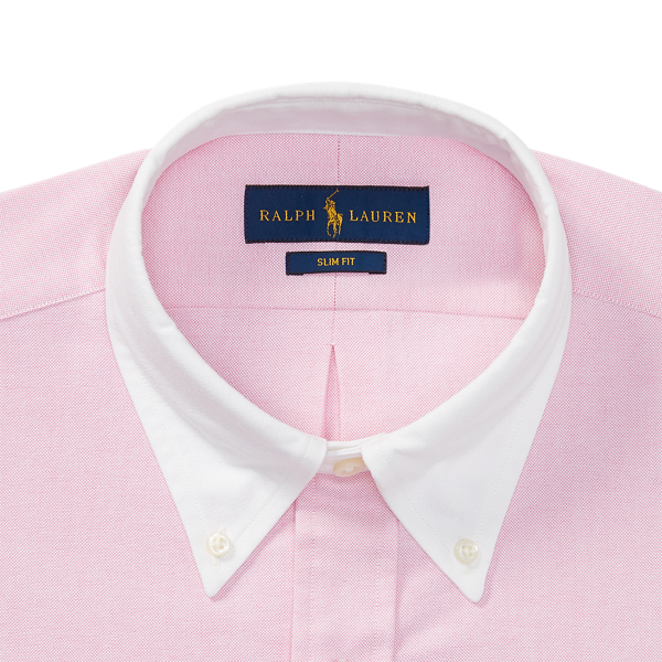New Rose Slim Fit Oxford Shirt Polo Ralph Lauren 3