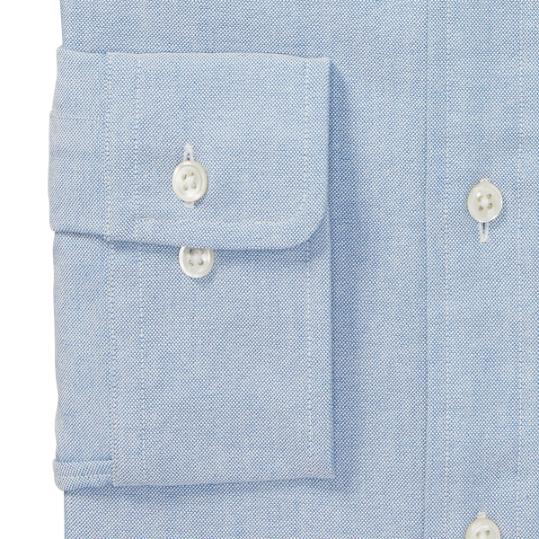 Blue Slim Fit Cotton Oxford Shirt Polo Ralph Lauren 2