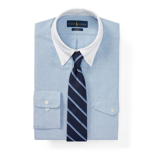 Slim Fit Cotton Oxford Shirt Polo Ralph Lauren in 1