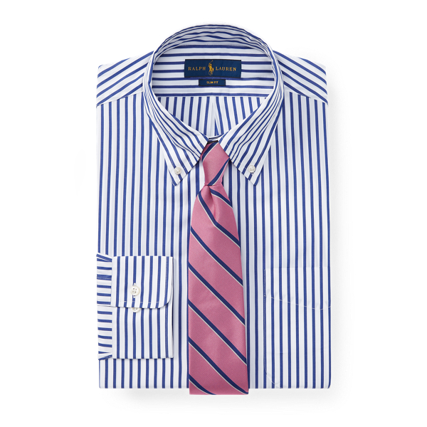 Slim Fit Striped Poplin Shirt Polo Ralph Lauren in 1