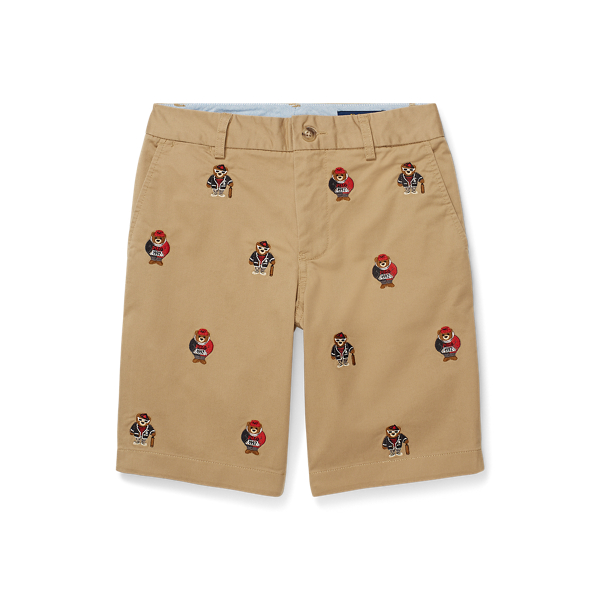 Polo Bear Slim Fit Chino Short for Boys Ralph Lauren PA