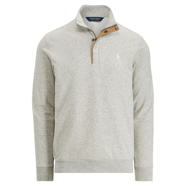 Cotton-Blend Half-Zip Pullover RLX 1