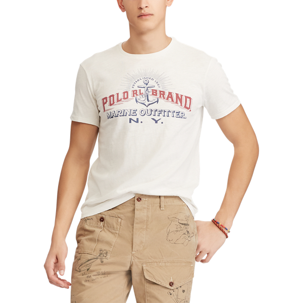 Deckwash White Classic Fit Cotton T-Shirt Big & Tall 3
