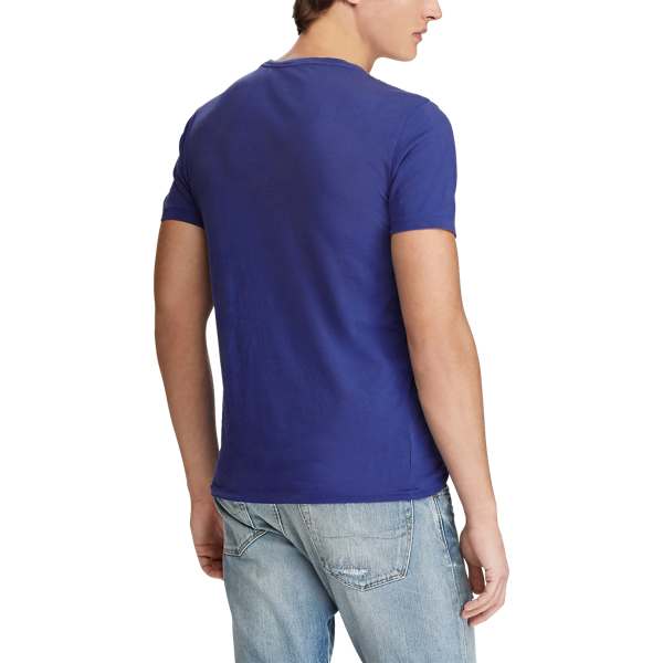 Provincetown Blue Classic Fit Cotton T-Shirt Big & Tall 4