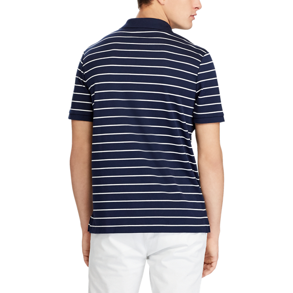 Refined Navy/White Classic Fit Soft-Touch Polo Big & Tall 4