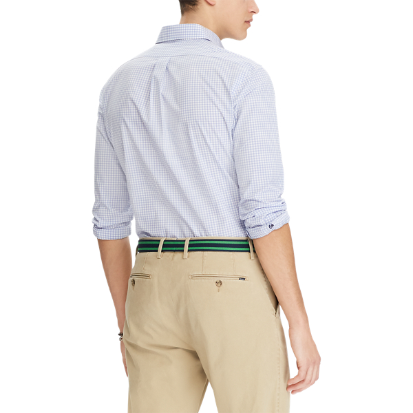 Grapevine/White Gingham Poplin Shirt Big & Tall 4