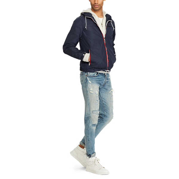 Aviator Navy Packable Hooded Jacket Big & Tall 2